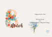 Picture of WOMENS DAY CARD BLUE